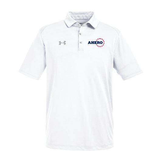 AHERO Under Armour White Polo Shirts
