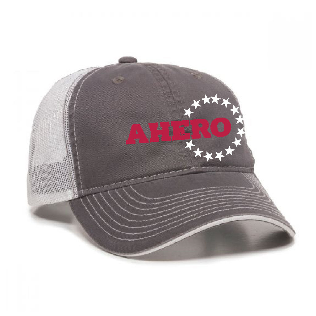 AHERO Outdoor Cap Charcoal/white mesh