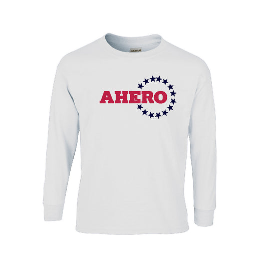 AHERO Long-Sleeve White T-Shirt