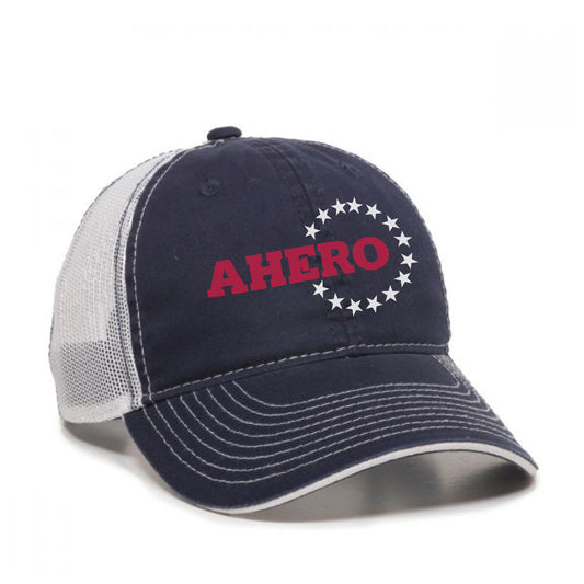 AHERO Outdoor Cap Navy/white mesh
